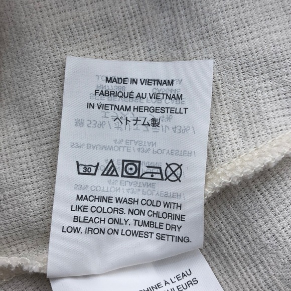 Madewell Creme Ruffle Sleeve Button Front Top, Small - Picture 7 of 7